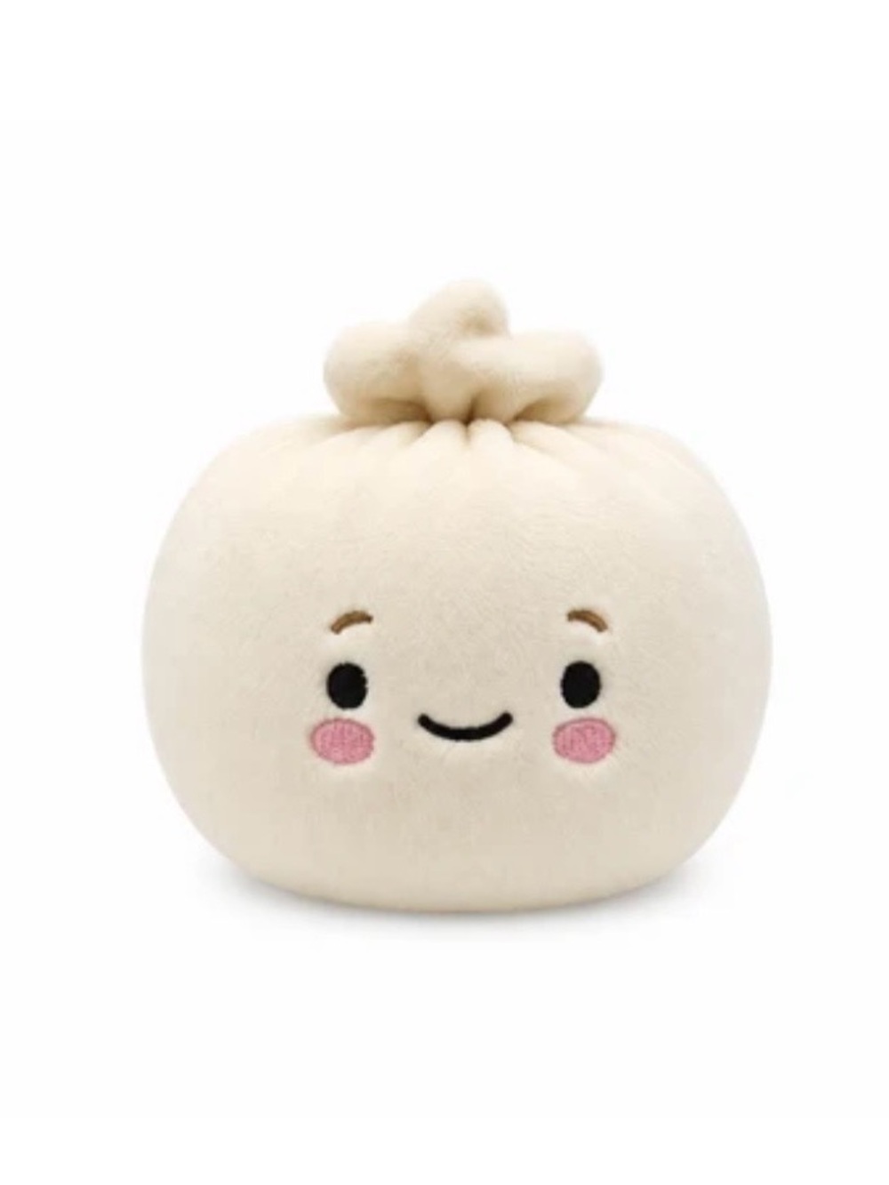 New Squishy Top Trenz Super Duper Sugar Squisher Plush Dumplings Bao Beige Toy